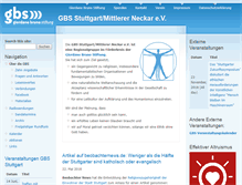 Tablet Screenshot of gbs-stuttgart.de